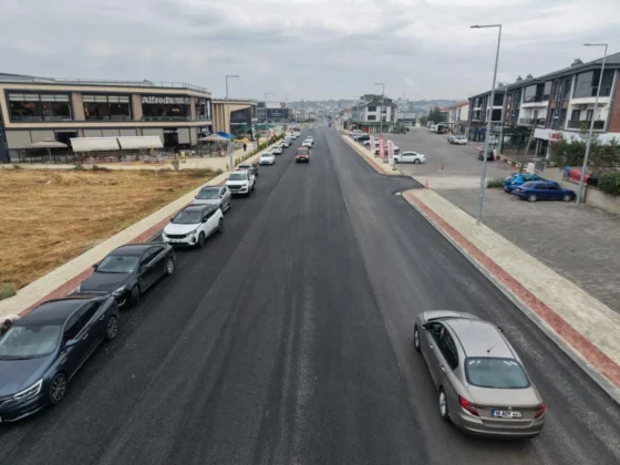 İnegöl’de 300 bin ton asfalt çalışması