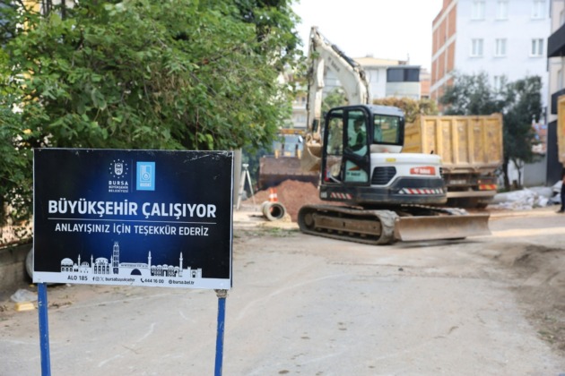 Büyükşehir’den Osmangazi’de altyapı hamlesi