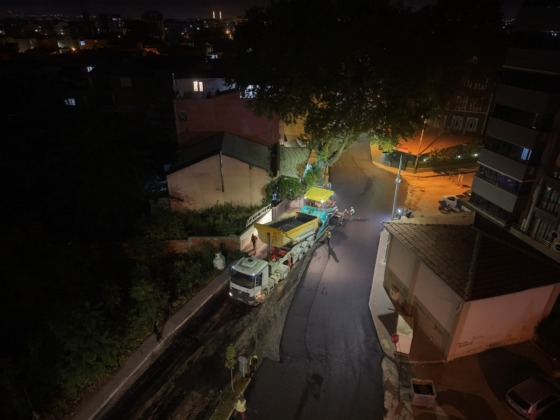 Büyükşehir ekiplerinden ulaşımda gece mesaisi