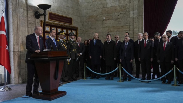 Devlet erkanı Anıtkabir’de buluştu