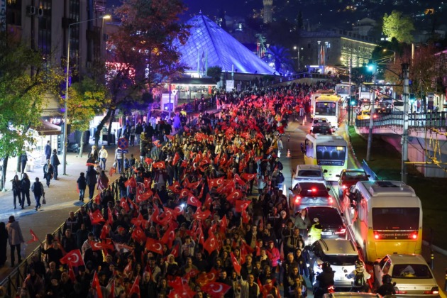 Bursa’da Cumhuriyet coşkusu